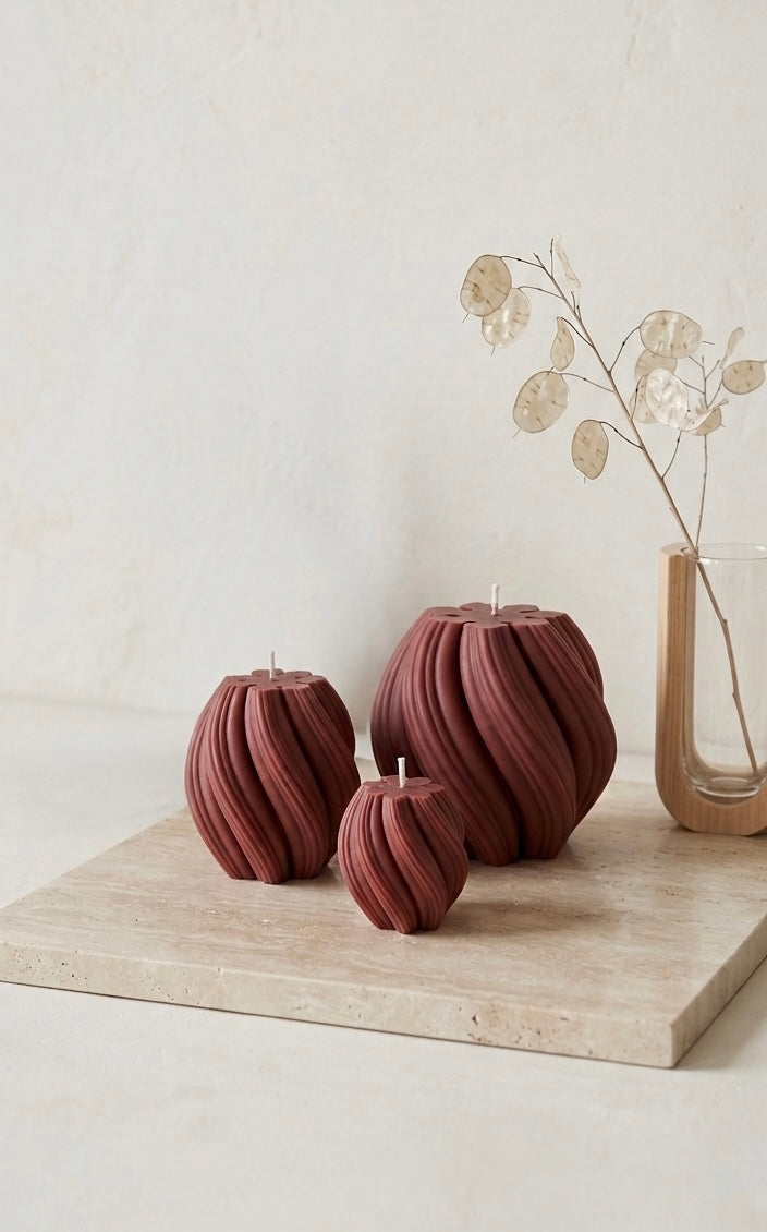 Trio Naya | Bougies Sculpturales
