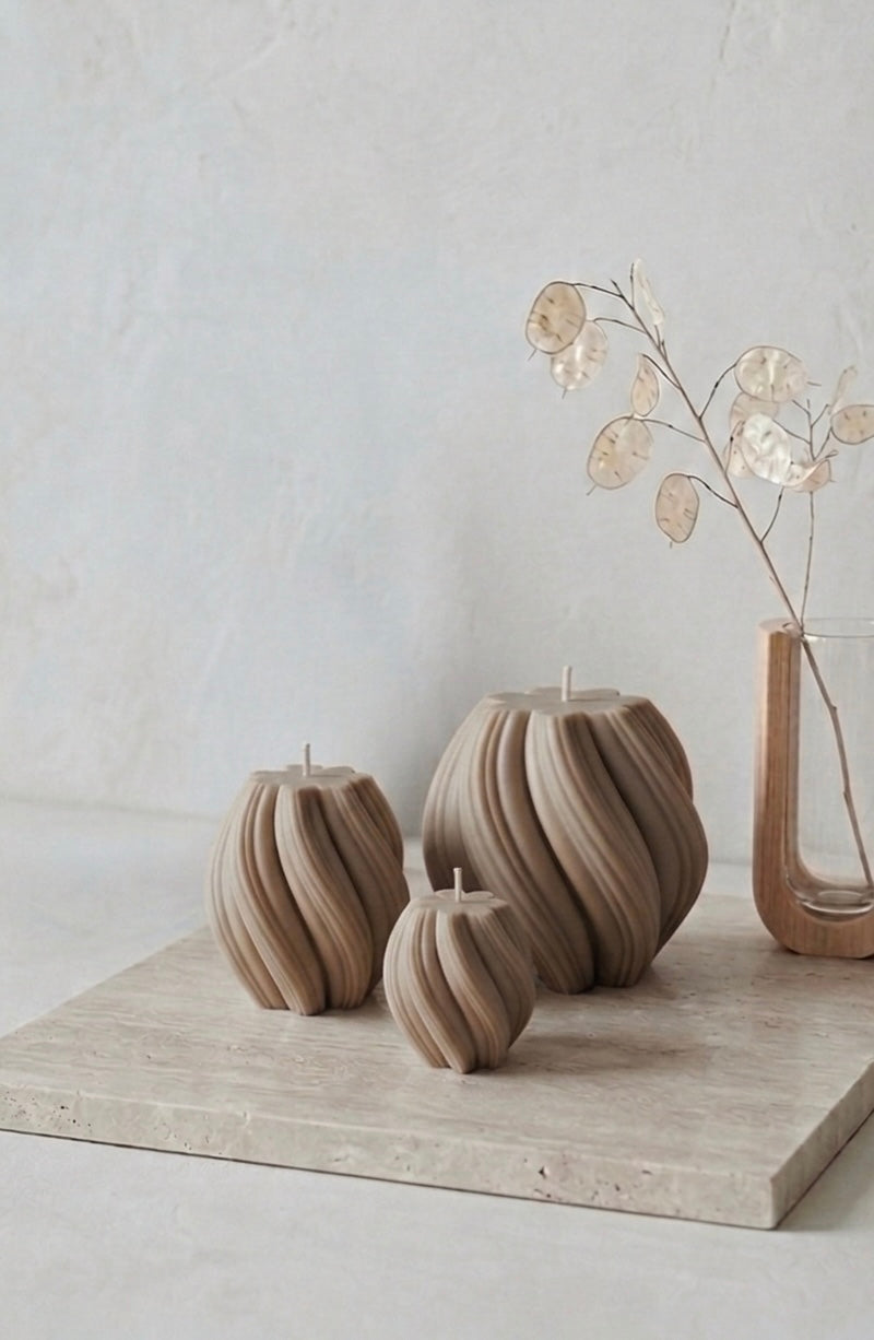 Trio Naya | Bougies Sculpturales