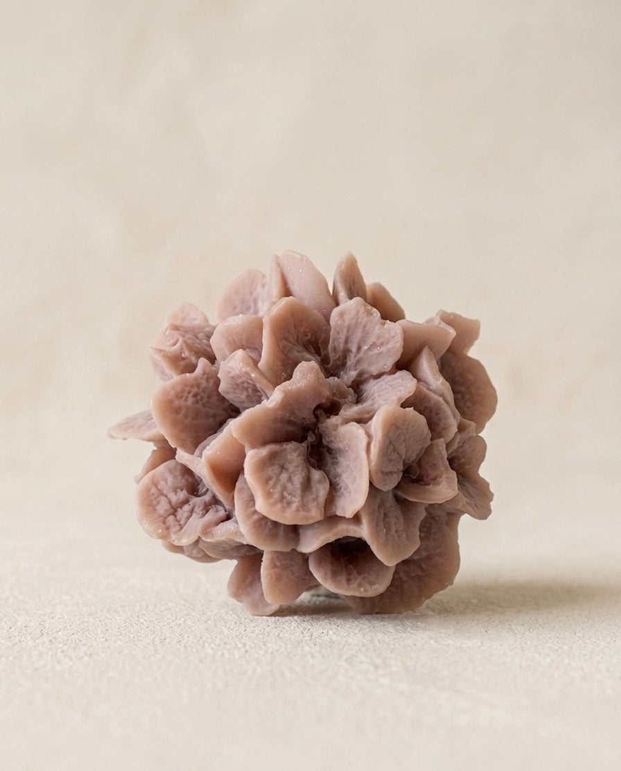 Fondant parfumé en forme de fleur pour diffusion de parfum dans la maison NACREAR